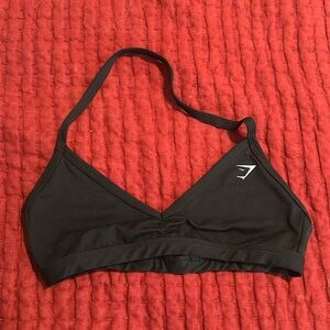 GYMSHARK Minimal Sports Bra Black
